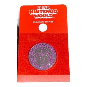 Universal Studios Hollywood Super Nintendo World Crown Race Icon Pin